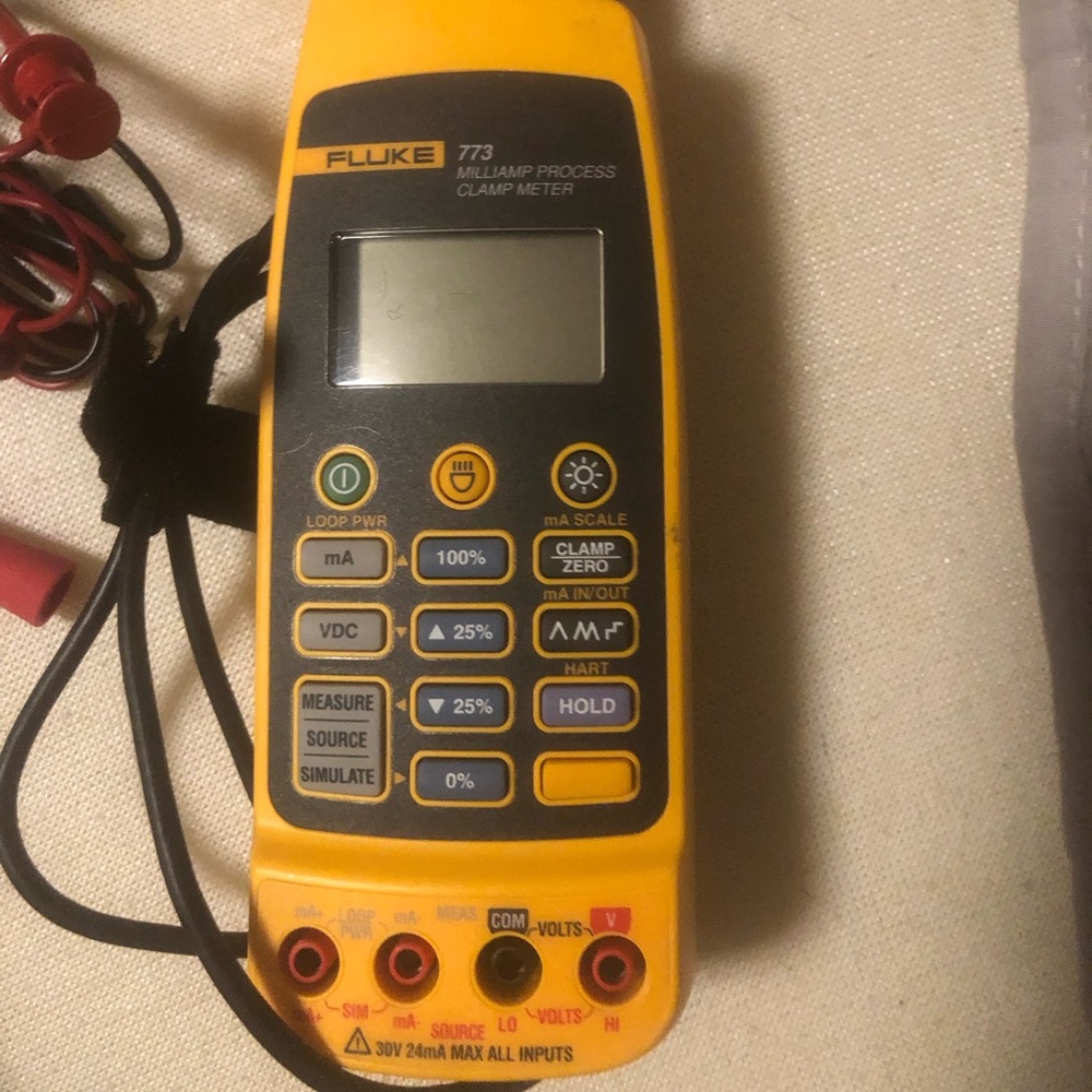 Fluke 773 Milliamp Process Clamp Meter